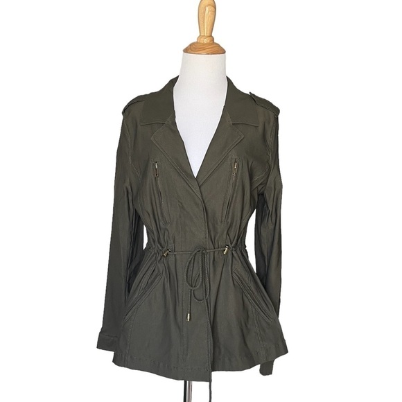 Eden Society army green Cargo Jacket - Picture 1 of 8